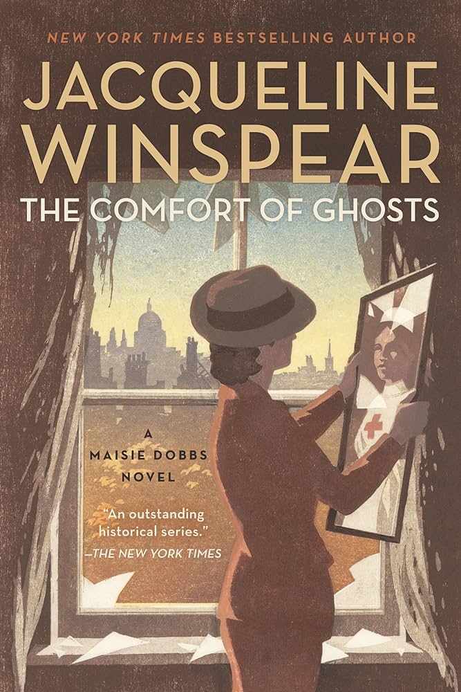 The Comfort of Ghosts by Jacqueline Winspear Book Cover Graphic