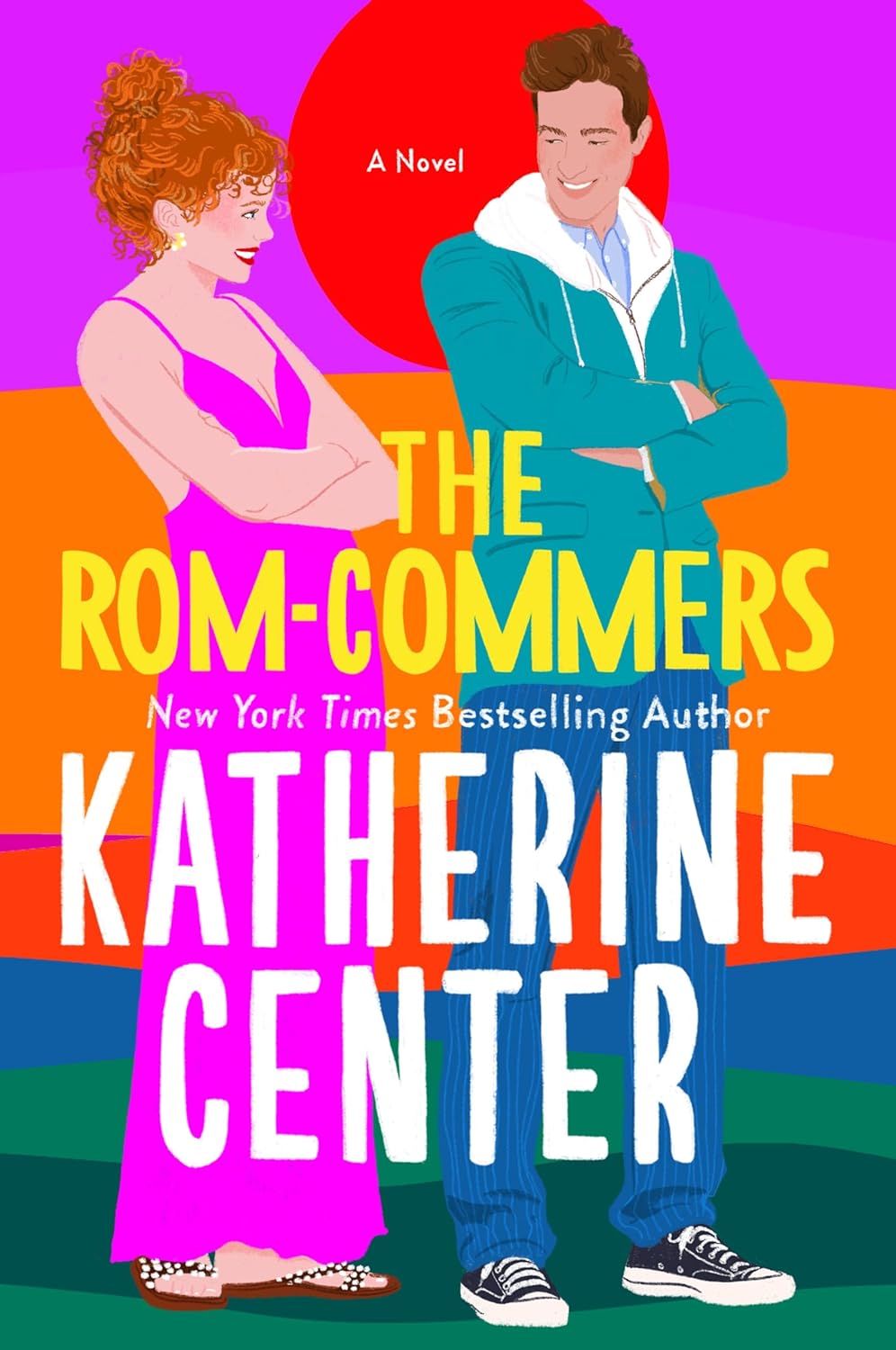 The Rom-Commers by Katherine Center Book Cover Graphic