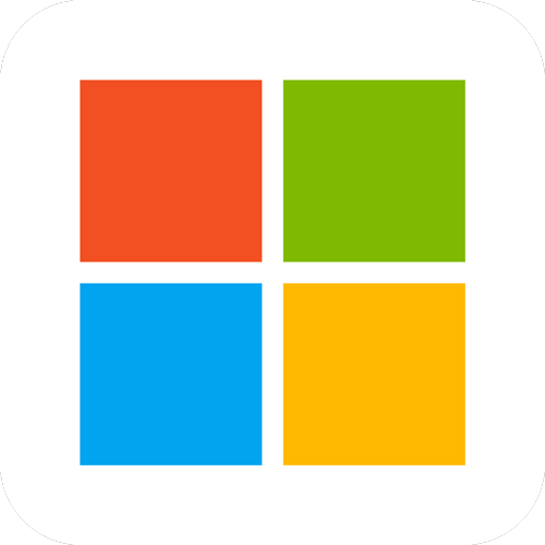 Microsoft Logo - four color blocks